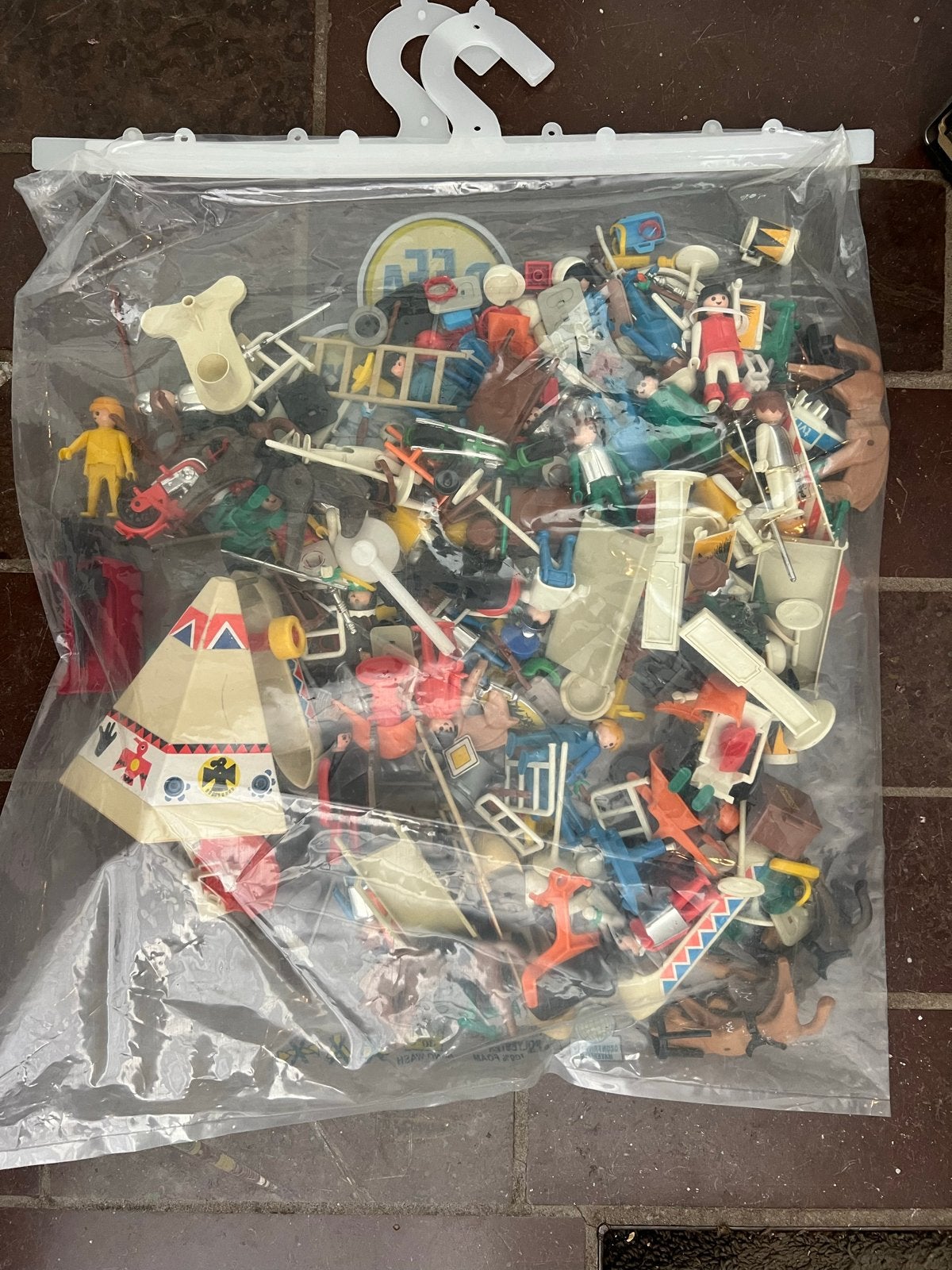 Grote zak met vintage Playmobil, Ophalen of Verzenden, Gebruikt, Losse onderdelen, Overige typen