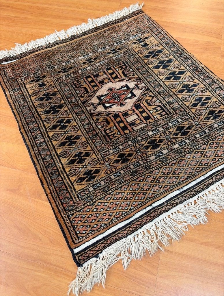 Vintage retro tapijt  75/64 cm