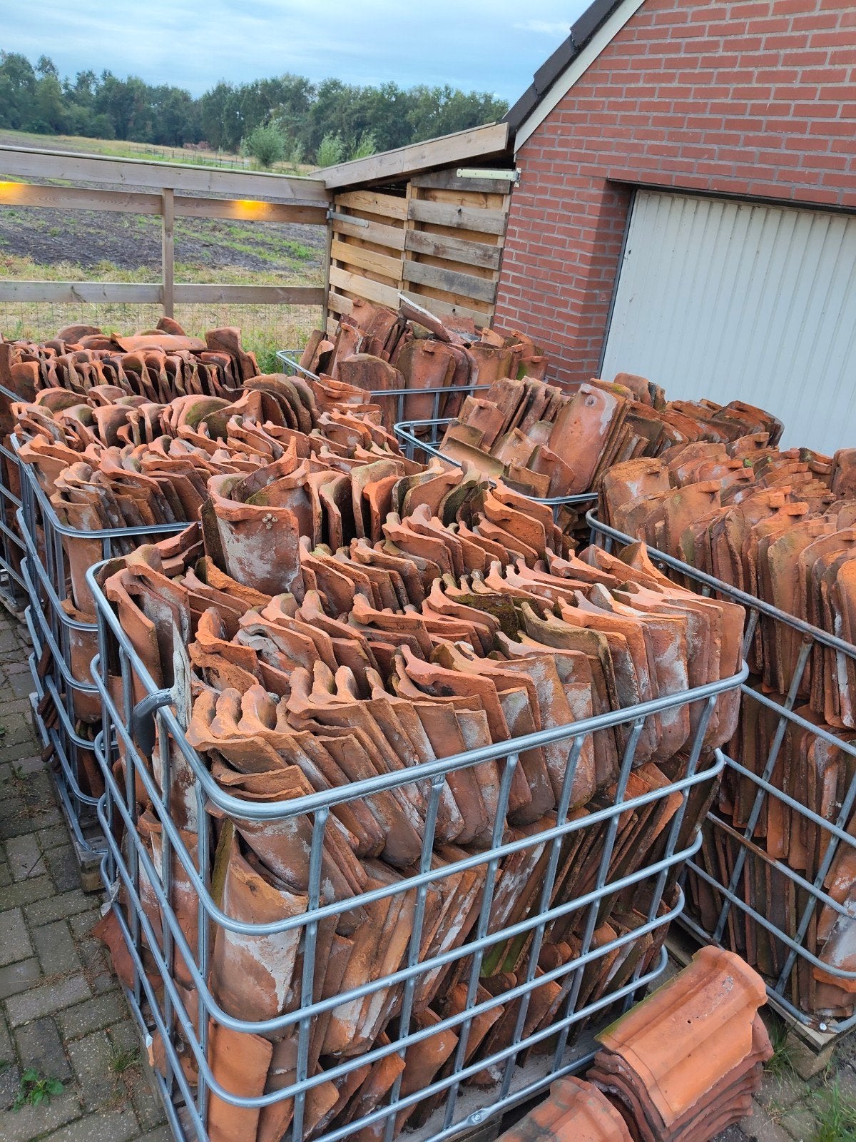 Dakpannen Oud Hollandse, Ophalen, Gebruikt, Steen of Klei, 15 m² of meer