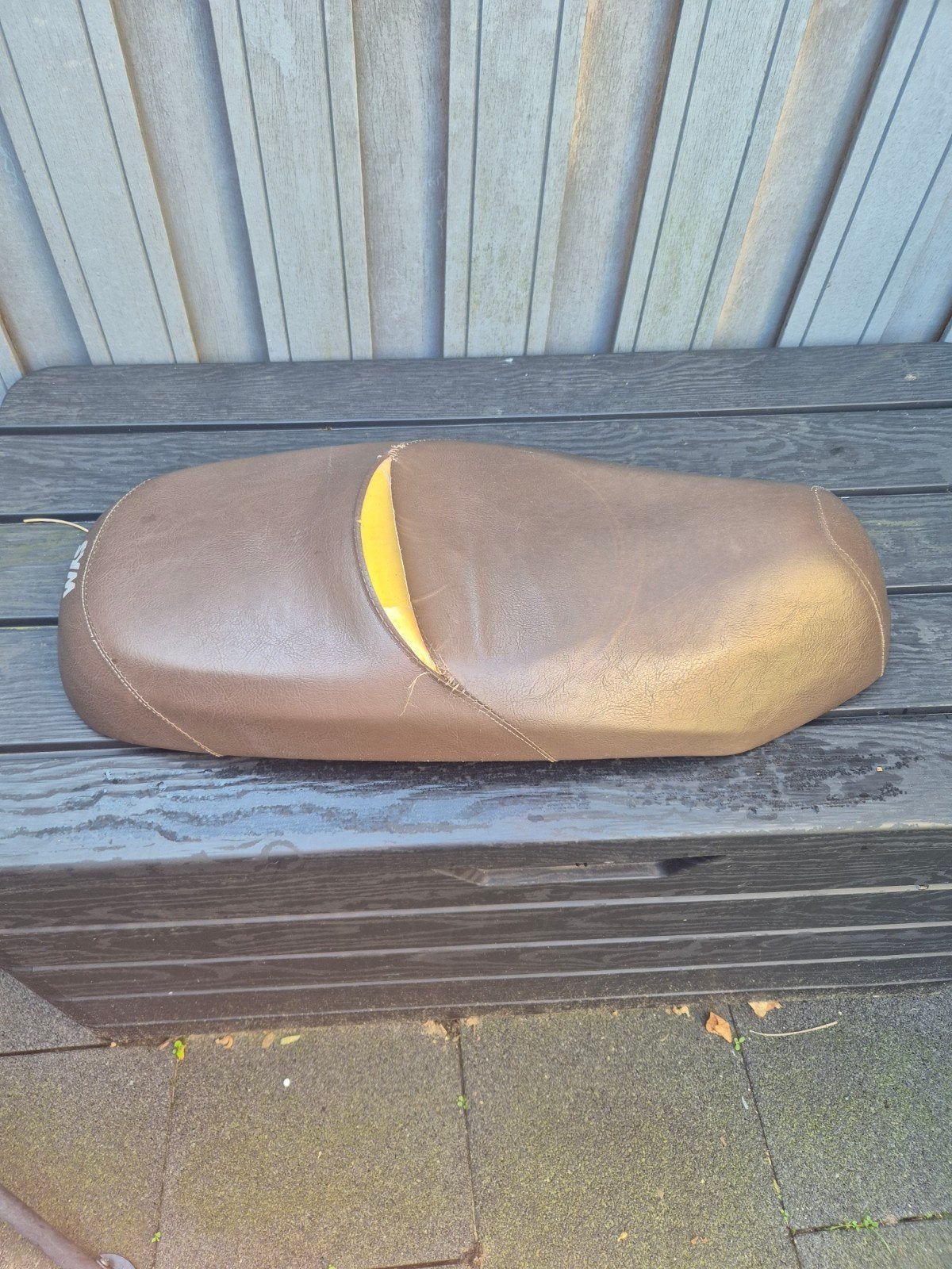 Buggyseat Sym Fiddle II (2008) - Bruin Zadel, Ophalen, Gebruikt, Zadel, SYM