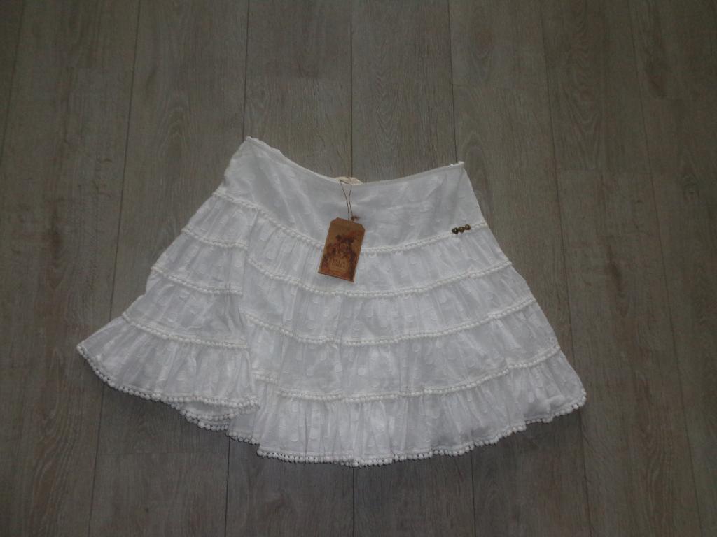 wit zomers rokje van Isla Ibiza, maat XL, Wit, Maat 46/48 (XL) of groter, Nieuw, Ophalen of Verzenden