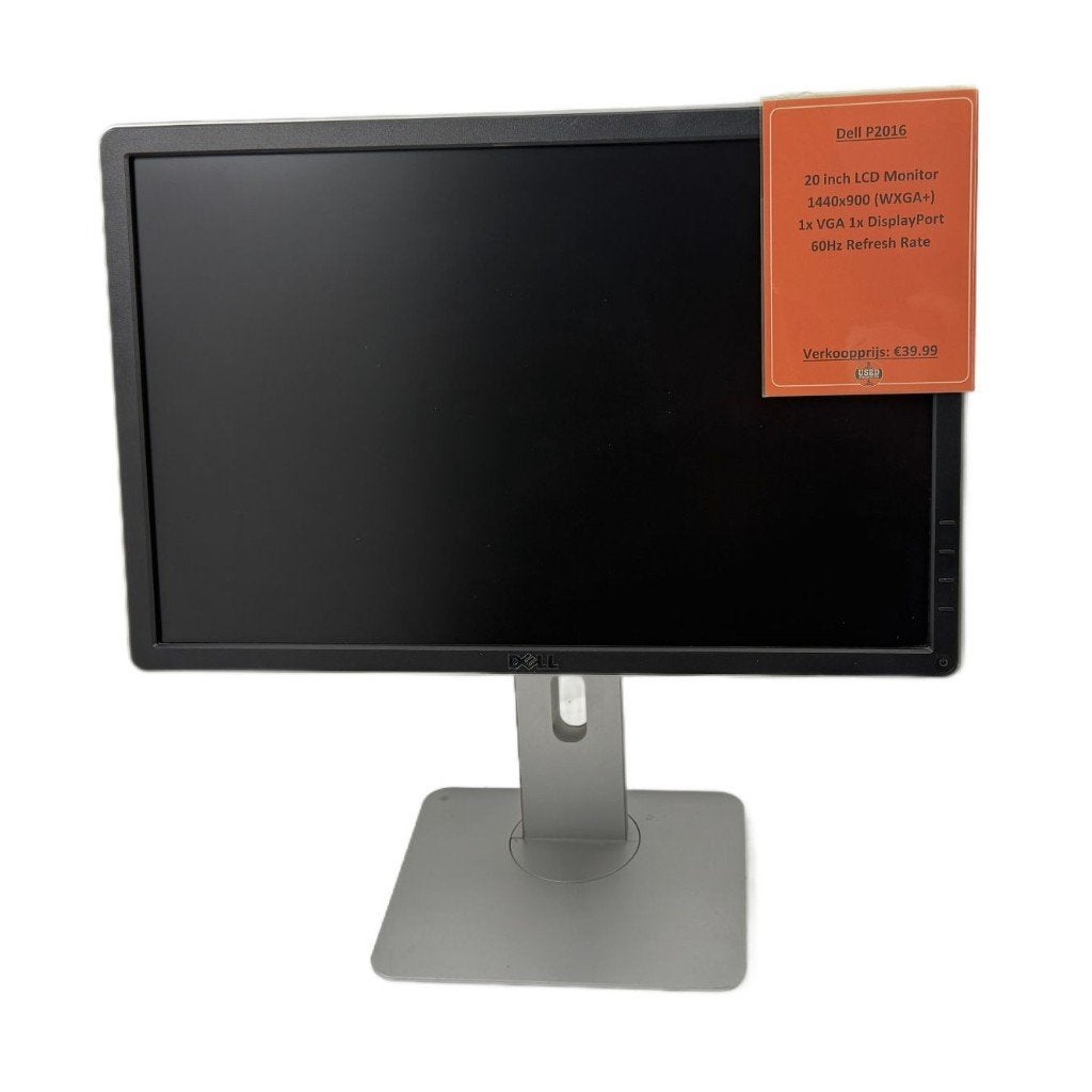 Dell P2016 Monitor | Zonder HDMI | Met garantie, Computers en Software, Monitoren, Ophalen, HD, IPS, DisplayPort