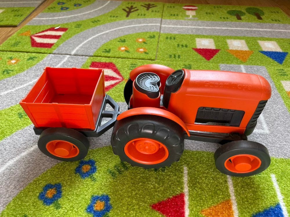 Green Toys Speelgoed Tractor, Ophalen of Verzenden, Zo goed als nieuw