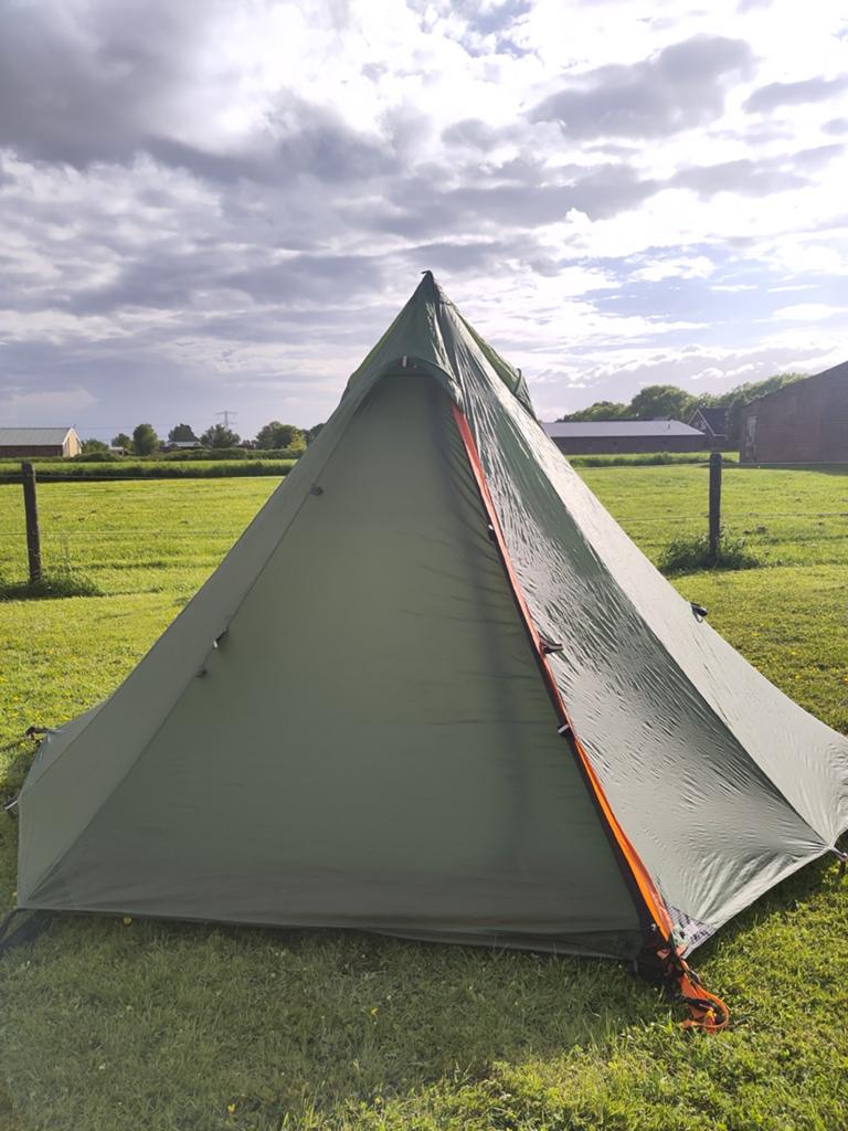 Nigor Wicky up 3 lichtgewicht tipi tent met footprint, Ophalen of Verzenden, Gebruikt, Tot en met 3