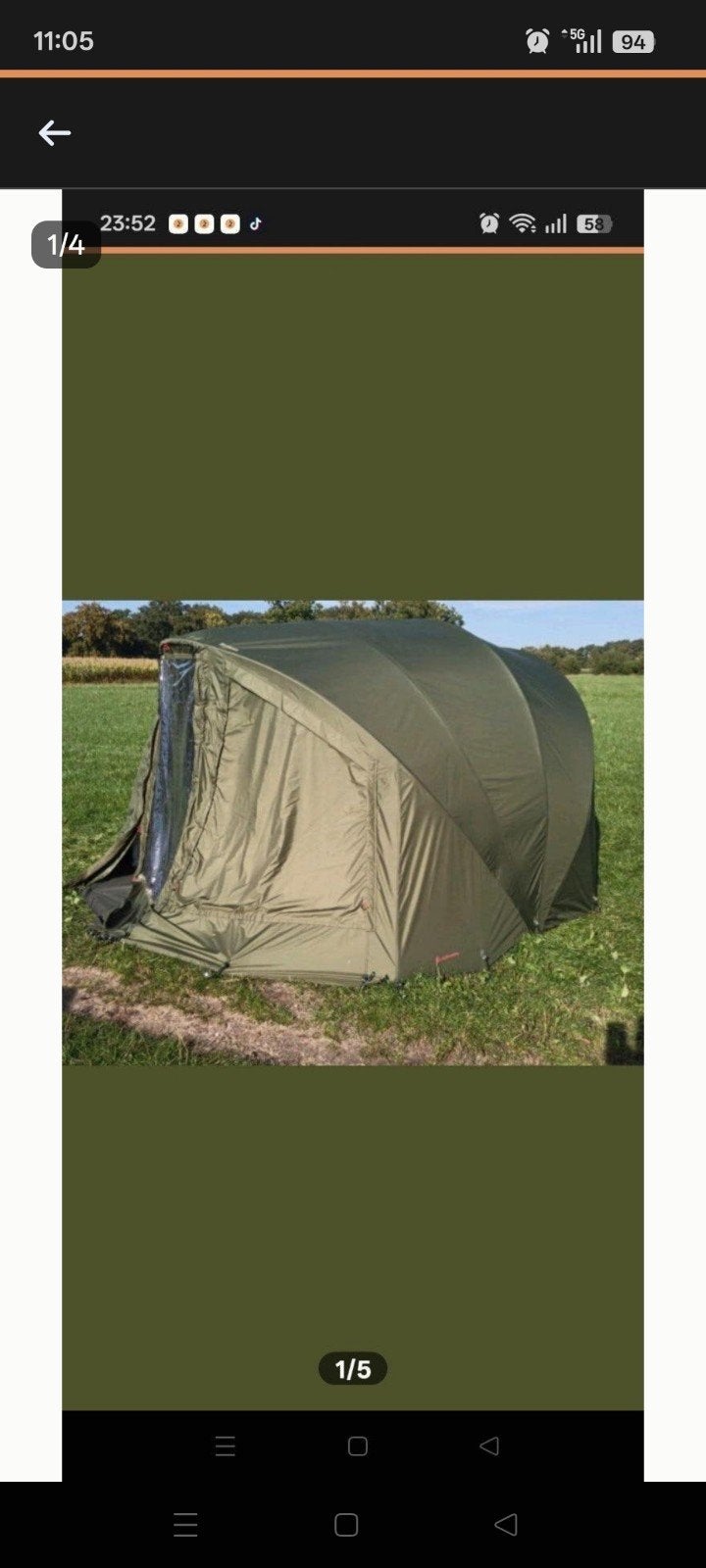 Te koop grote hoge Ultimate adventure pro 2 man tent, Ophalen, Zo goed als nieuw, Overige typen