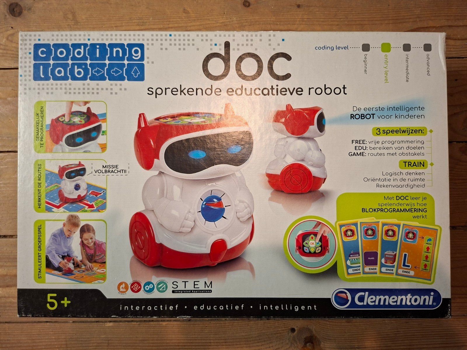 Clementoni Doc Coding Lab Robot Educatief Speelgoed, Ophalen, Gebruikt, Elektronica, Met geluid