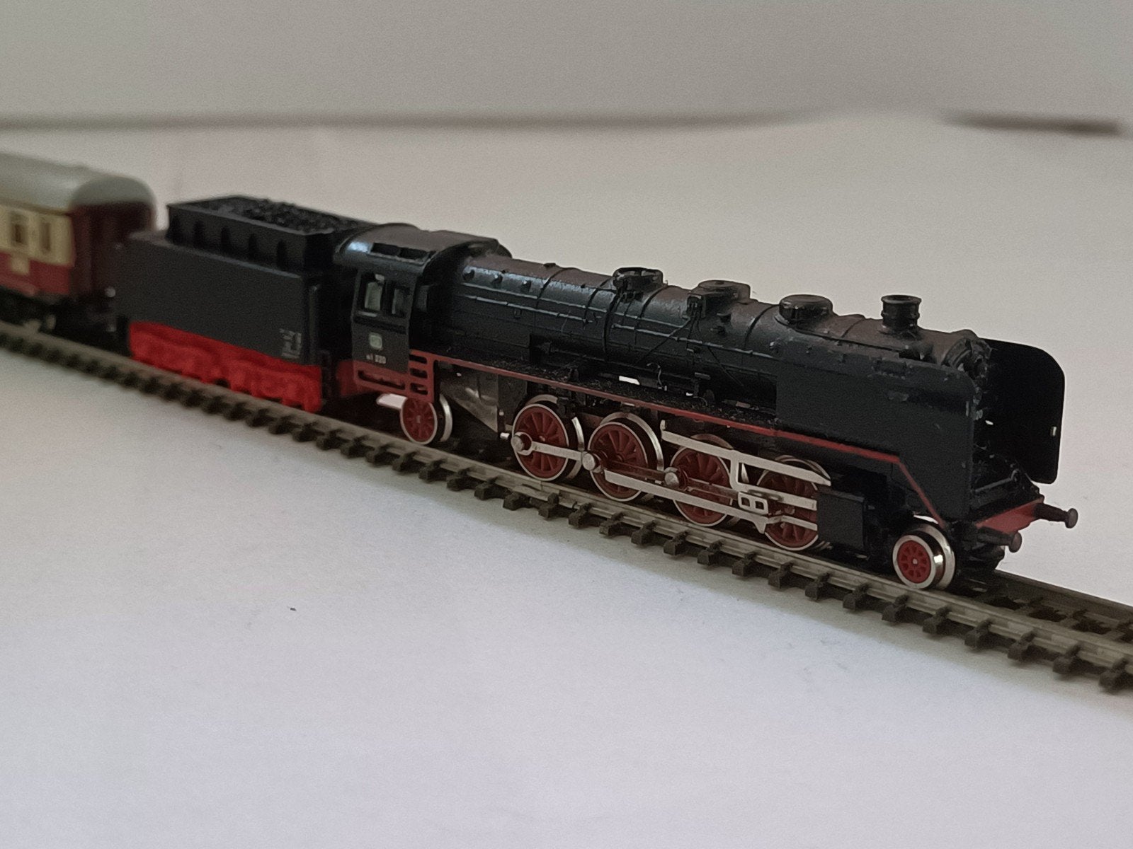 Märklin Mini-Club Spoor Z - BR 41 220 + 3 TEE wagons E, Hobby en Vrije tijd, Ophalen, Wisselstroom, Treinset, Märklin
