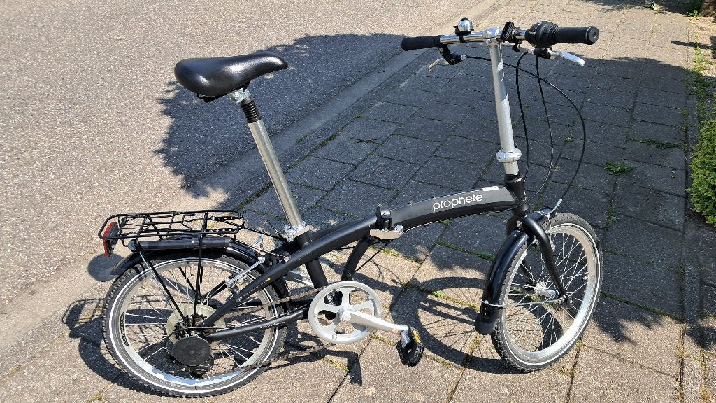 Prophete Aluminium vouwfiets 20”, Ophalen, 20 inch of meer, Velgrem, Versnellingen