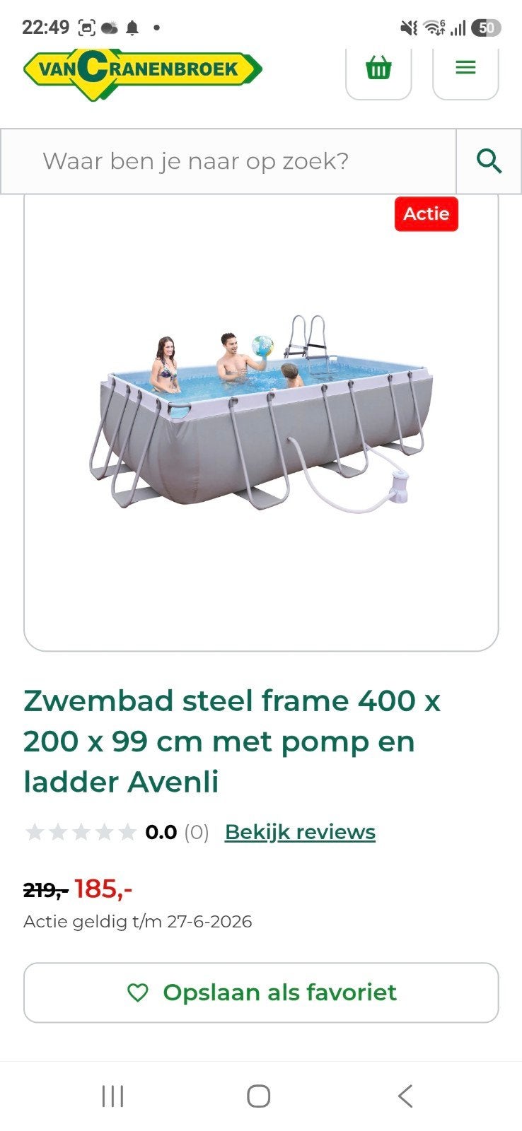 Intex zwembad TEAB, Tuin en Terras, Ophalen, 200 tot 300 cm, 80 tot 120 cm, Nieuw