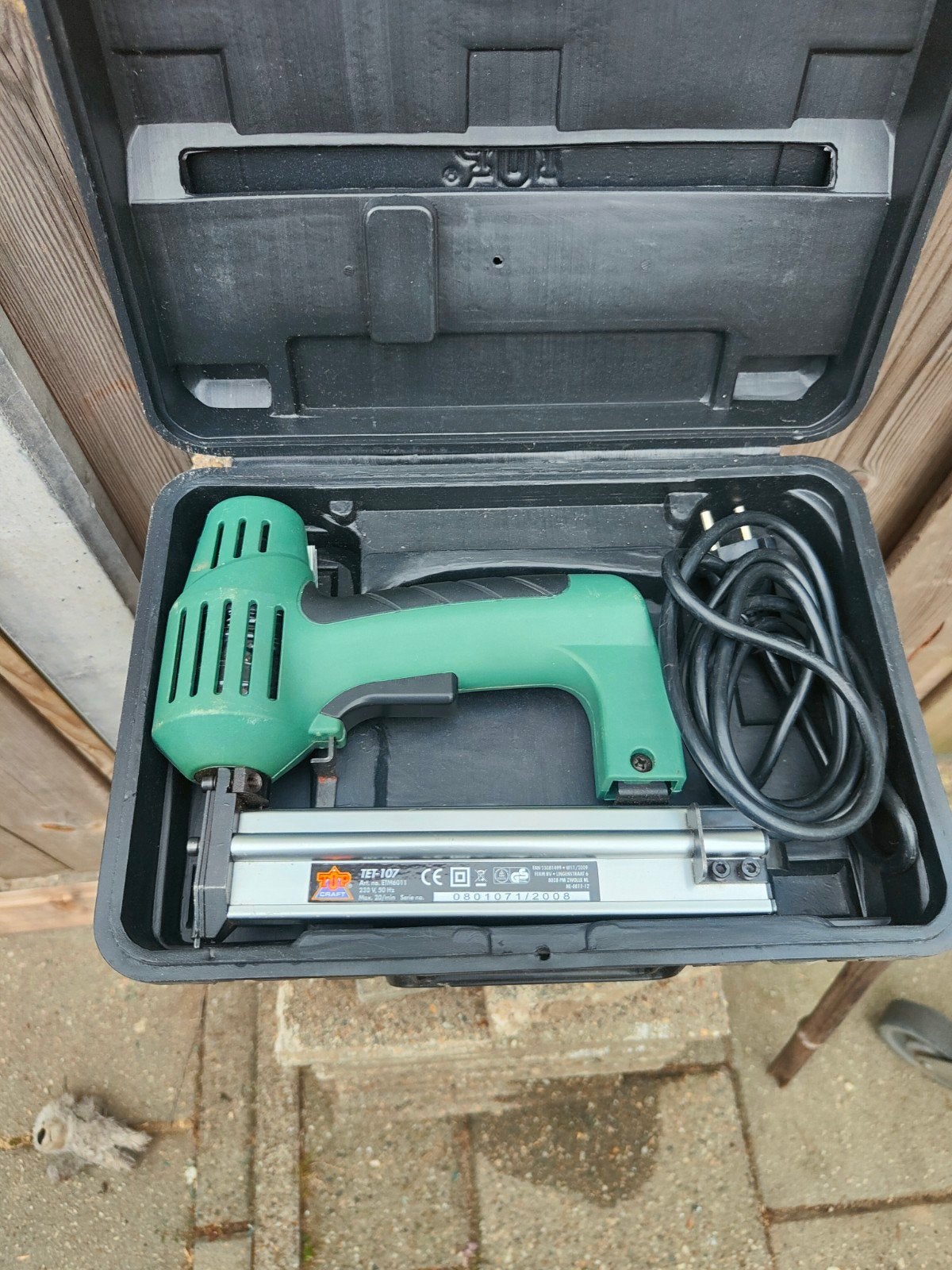 Tacker/nietmachine in koffer - zo goed als nieuw, Ophalen of Verzenden, Zo goed als nieuw, Tacker/nietmachine, Overige merken
