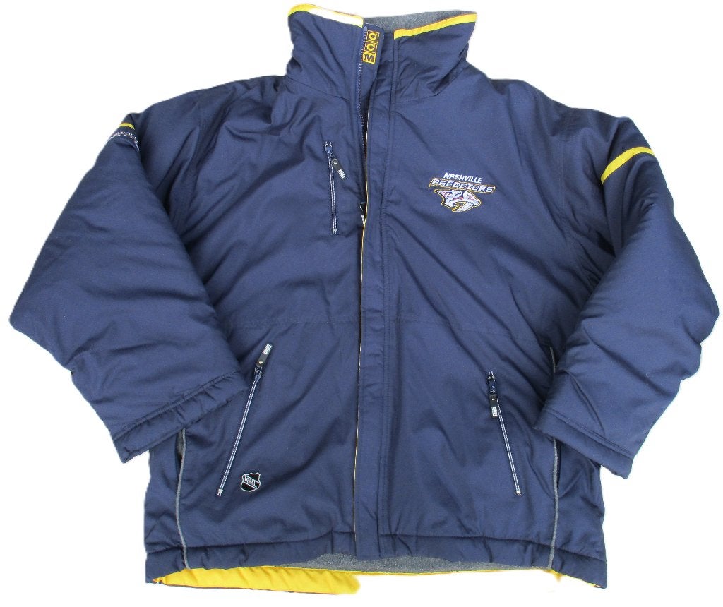 Nashville predators vintage winter jacket ccm medium, Info@taurusvintage.nl, Nieuw, Ophalen of Verzenden, Kleding
