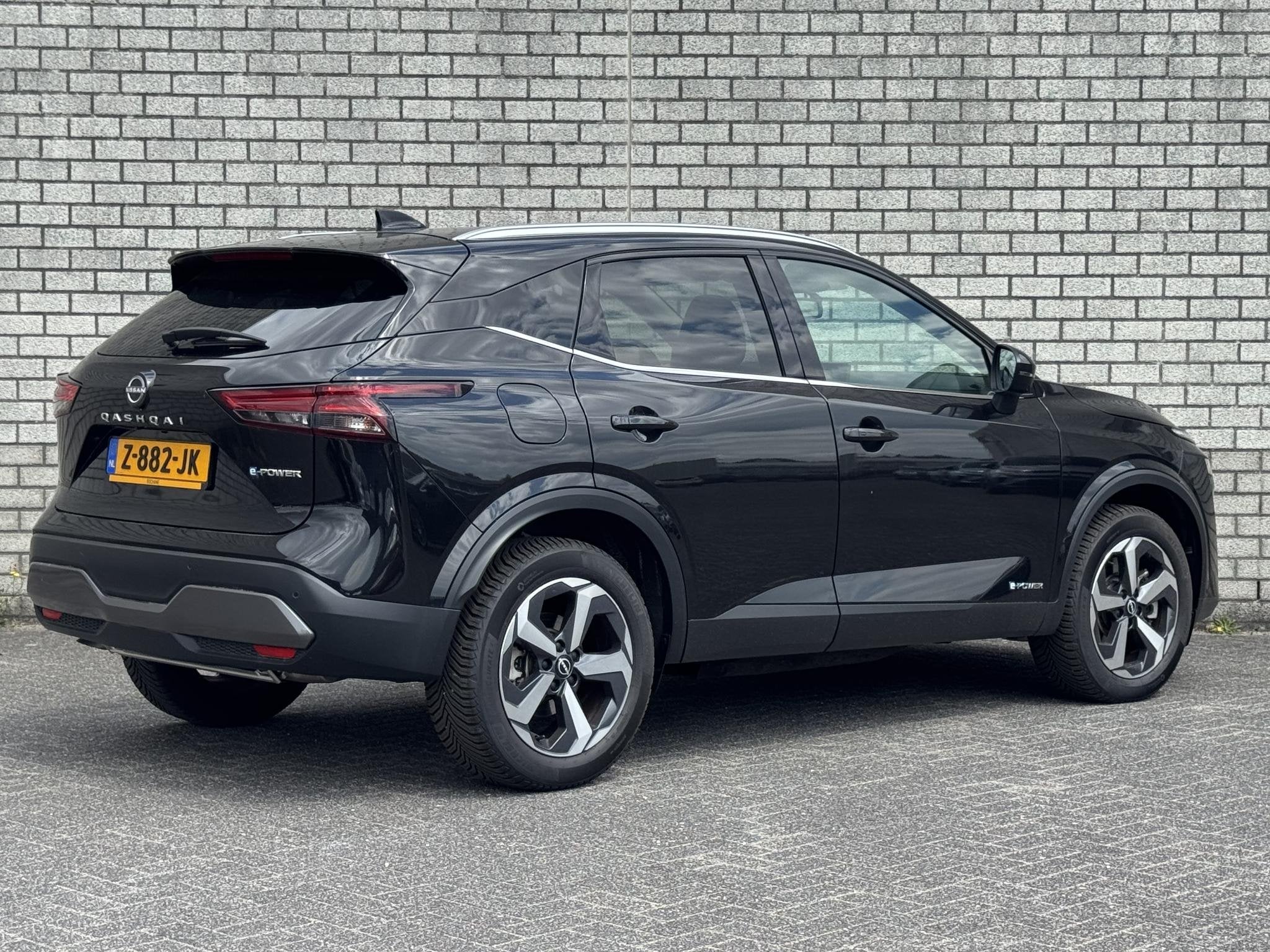 Nissan Qashqai 1.5 e-Power Limited Edition | Panoramadak | 3, Auto's, Nissan, Gebruikt, 190 pk, Zwart, Bedrijf