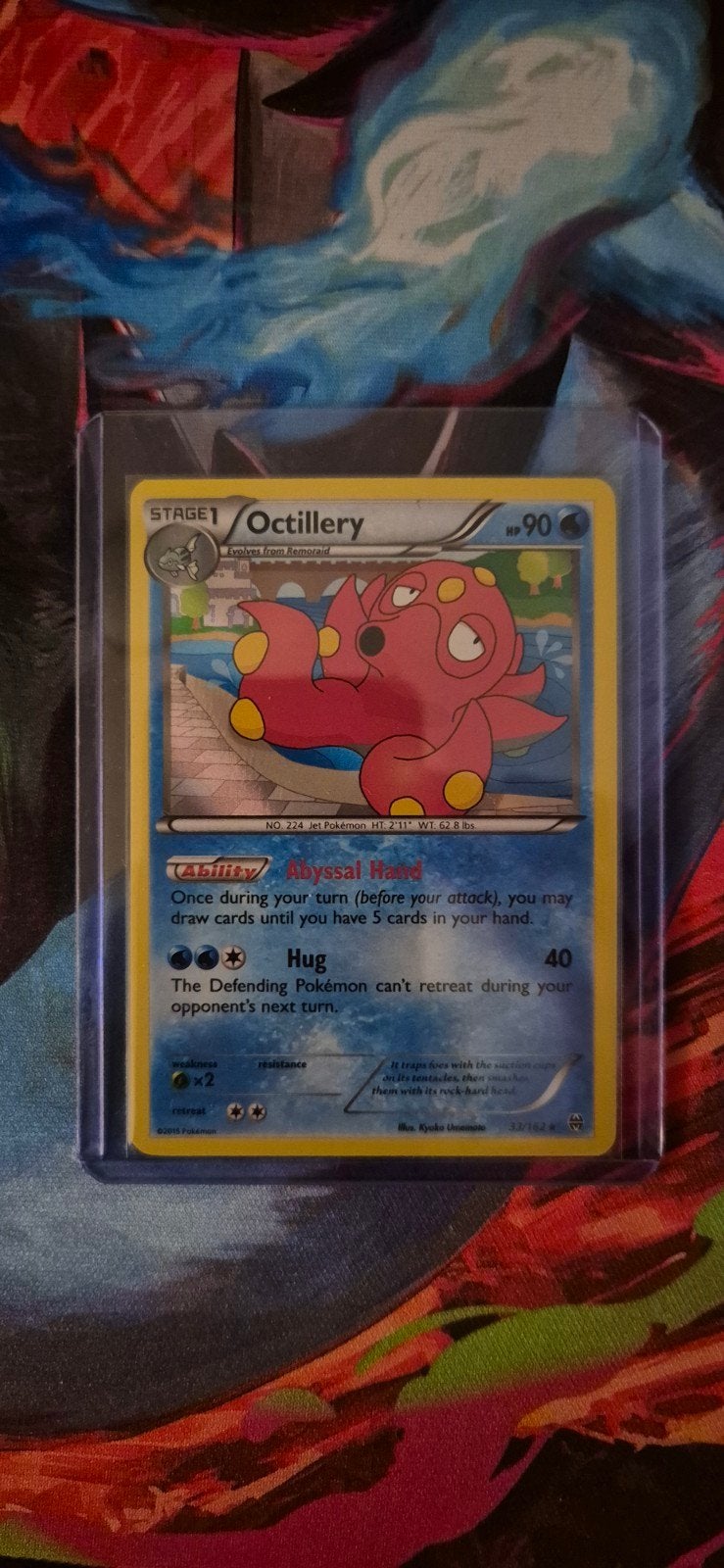 Pokémon kaart: Octillery (holo) 33/162, Ophalen of Verzenden, Nieuw, Losse kaart, Foil