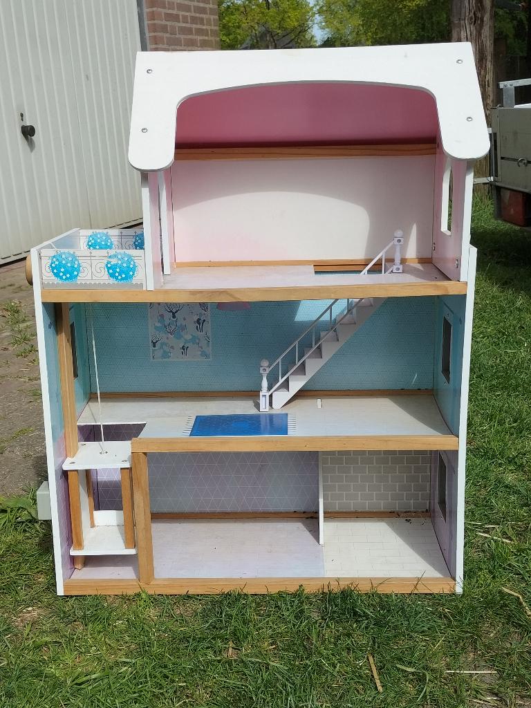 poppenhuis, Ophalen, Zo goed als nieuw, Poppenhuis
