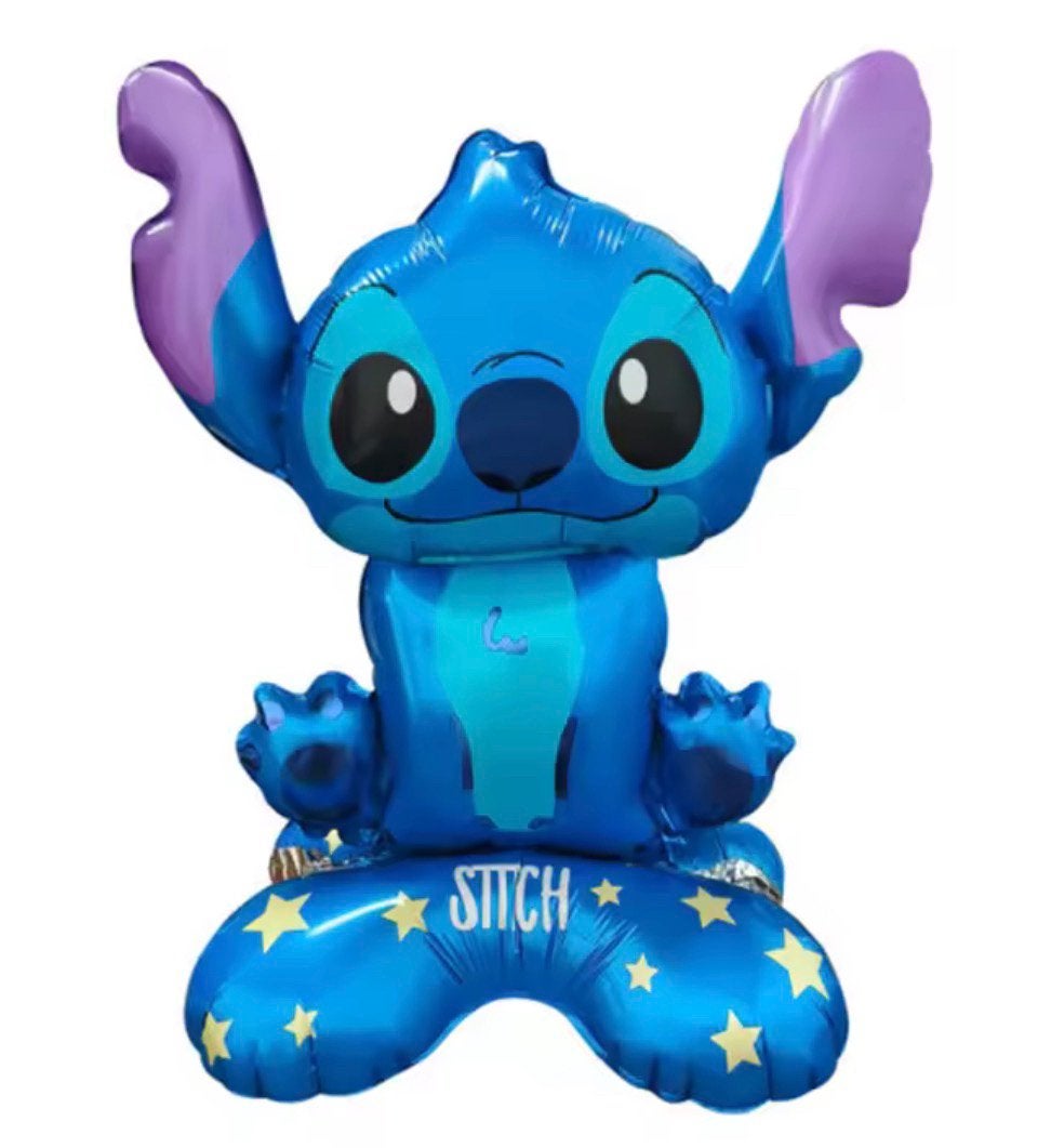 Stitch folie ballon om neer te zetten