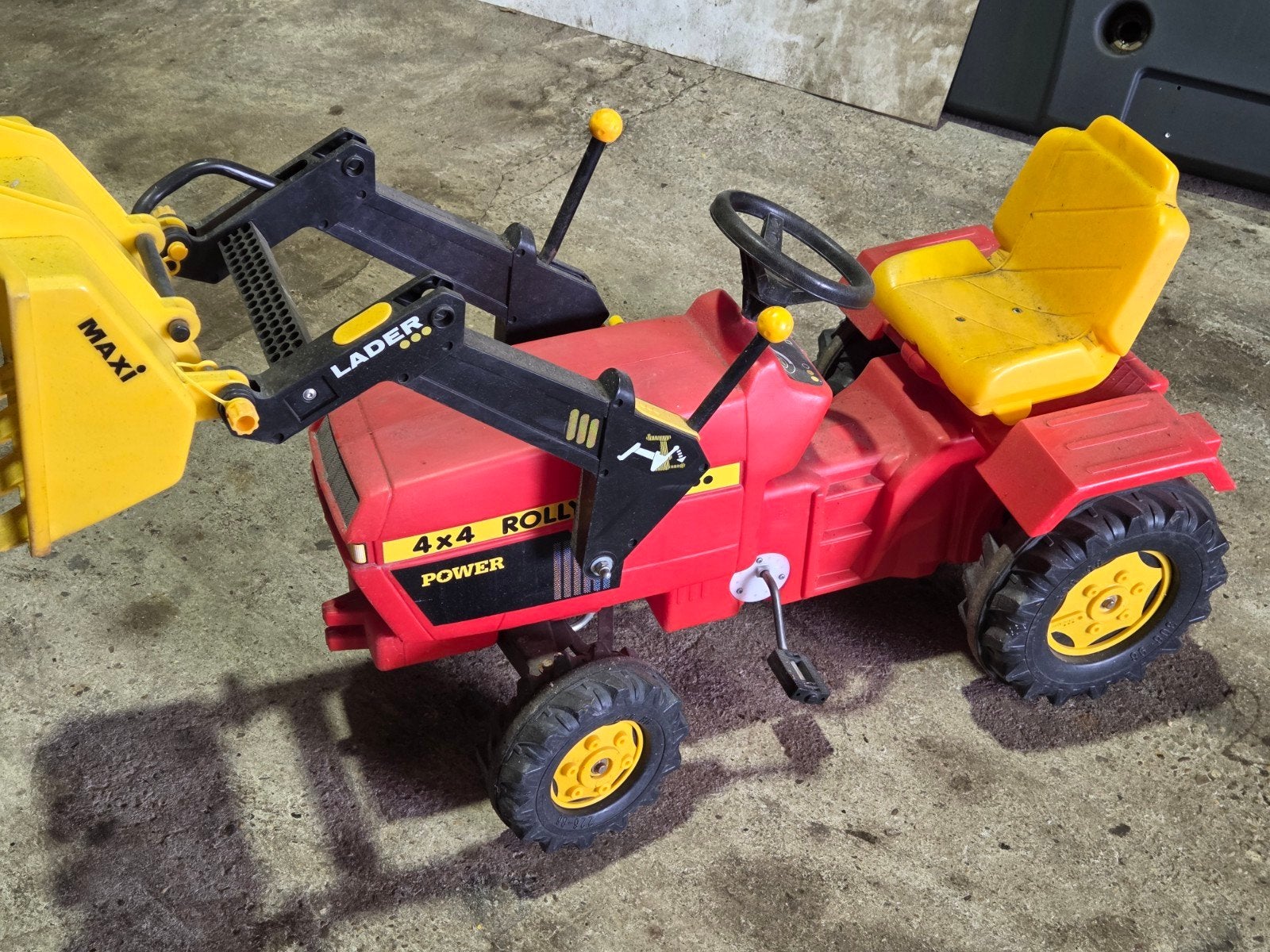Case maxxum  traptrekker traptractor, Ophalen