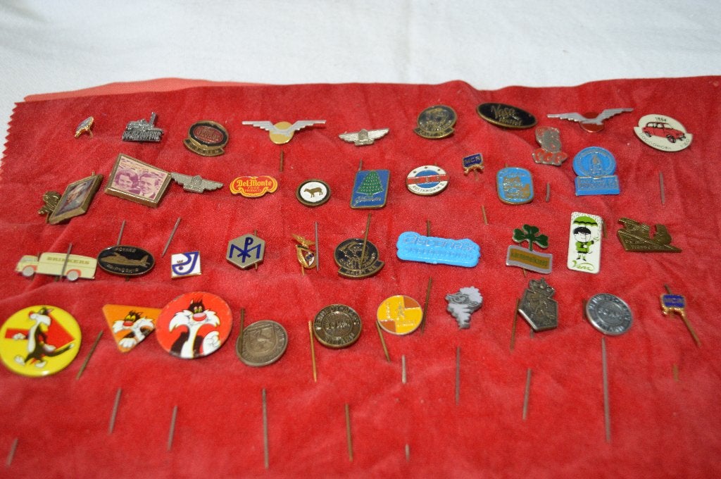 41 oude /vintage speldjes, Verzamelen, Ophalen of Verzenden, Zo goed als nieuw, Overige onderwerpen, Speldje of Pin