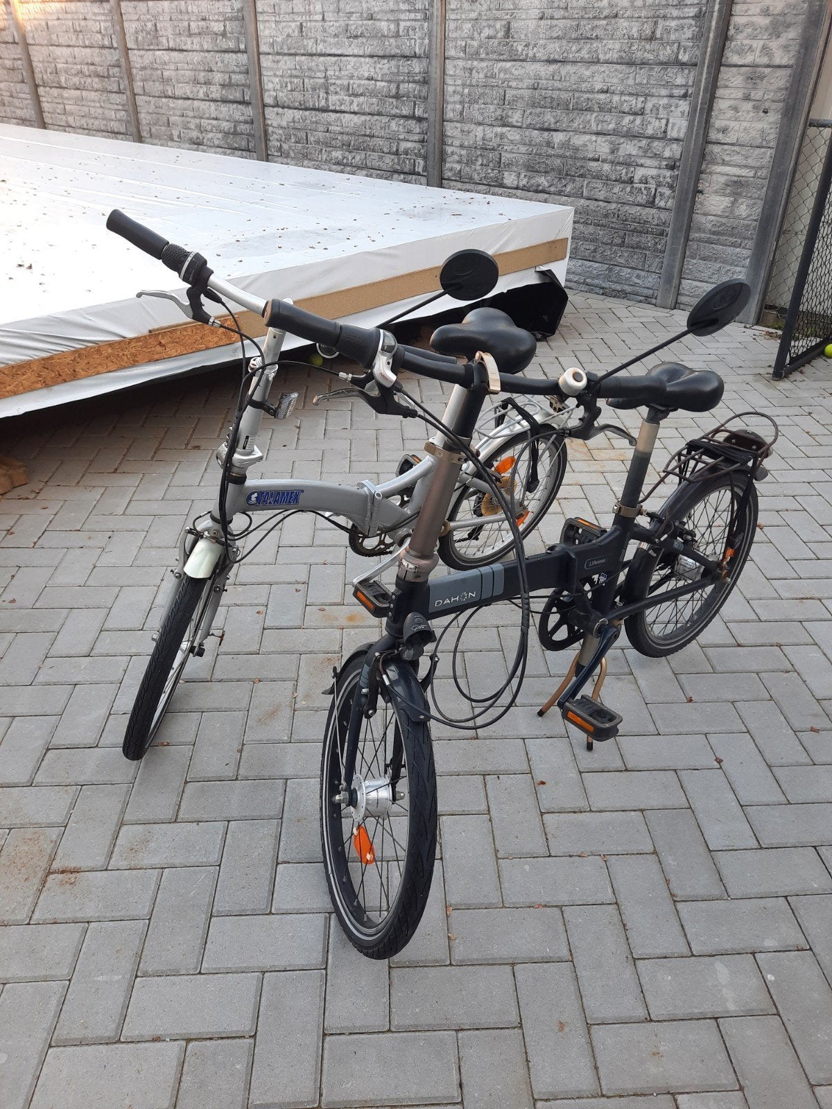 setje vouwfietsen dahon en talamex, Ophalen, 20 inch of meer, Gebruikt, Versnellingen