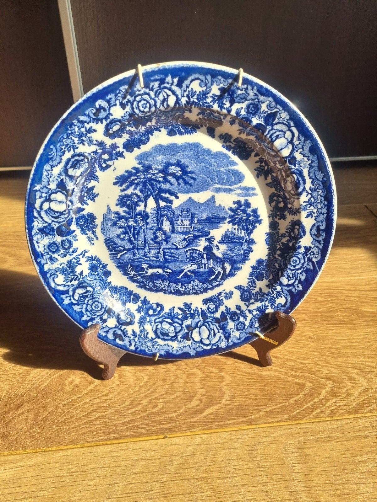 Set van 2 antieke Delfts blauwe borden, Ophalen