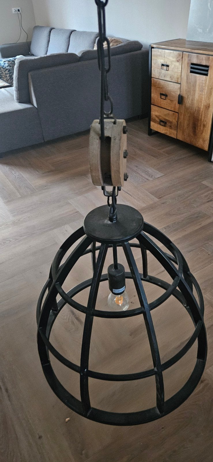 Freelight Birdie H5211Z industriële hanglamp, Ophalen