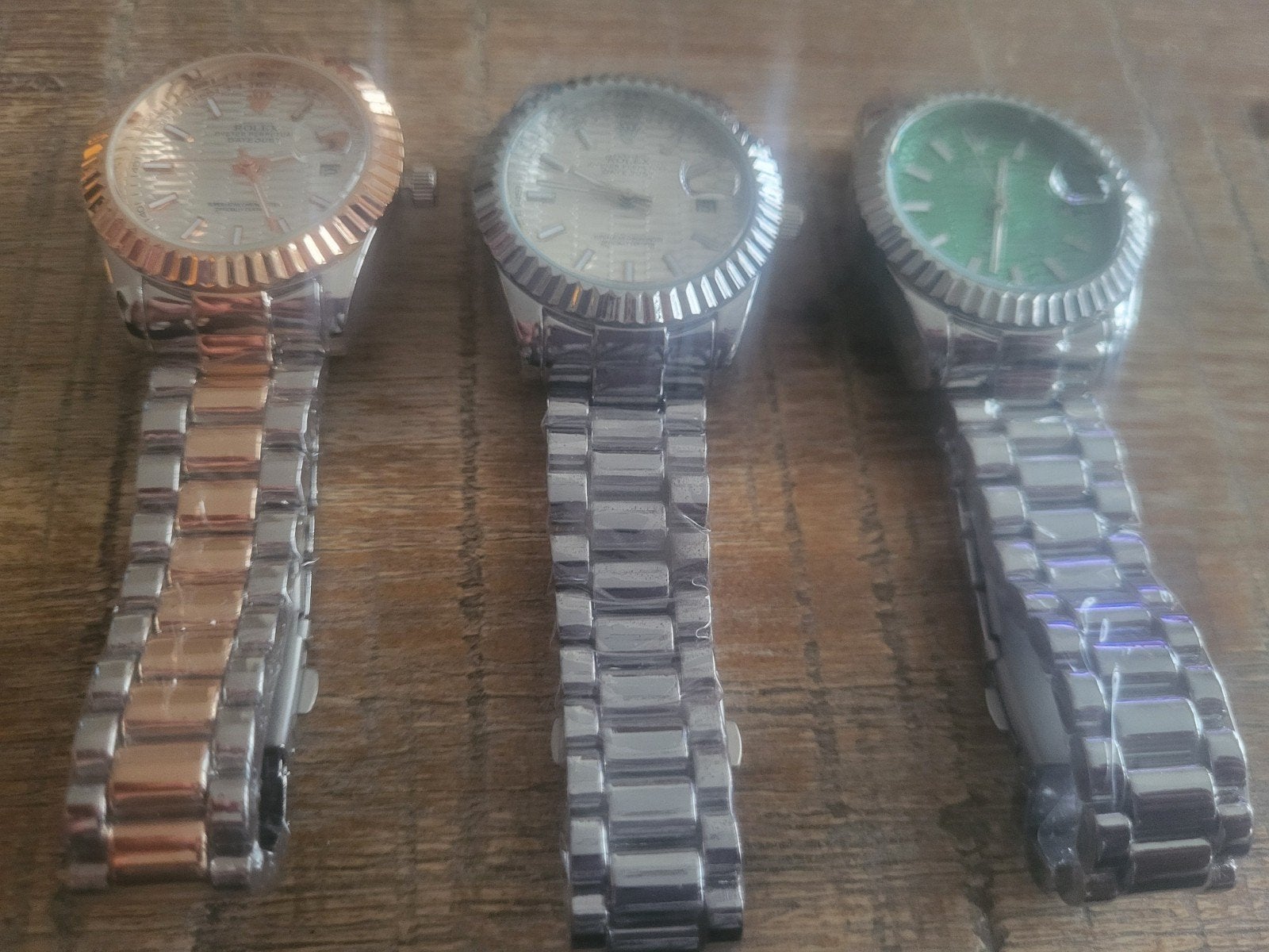 Rolex Quartz horloges 36mm en 40mm, Sieraden, Tassen en Uiterlijk, Horloges | Heren, Overige merken, Staal, Staal, Polshorloge