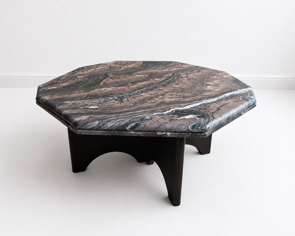 Marmeren salontafel - Italiaans design, Ophalen, Overige materialen, 50 tot 100 cm, 50 tot 100 cm