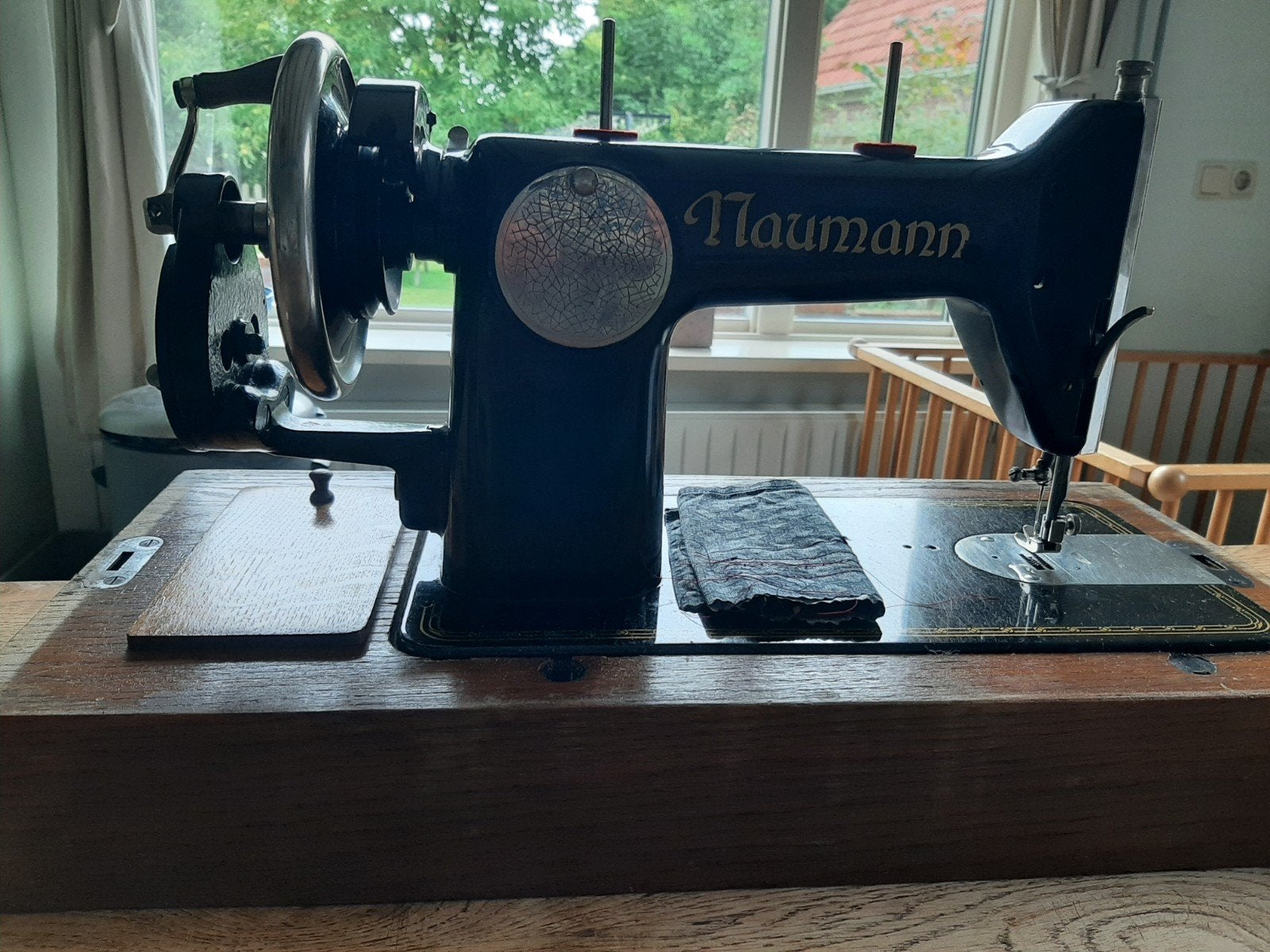 handnaai machine van Naumann, Antiek en Kunst, Ophalen