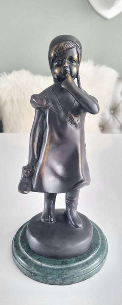Te koop vintage brons beeldje, Ophalen of Verzenden