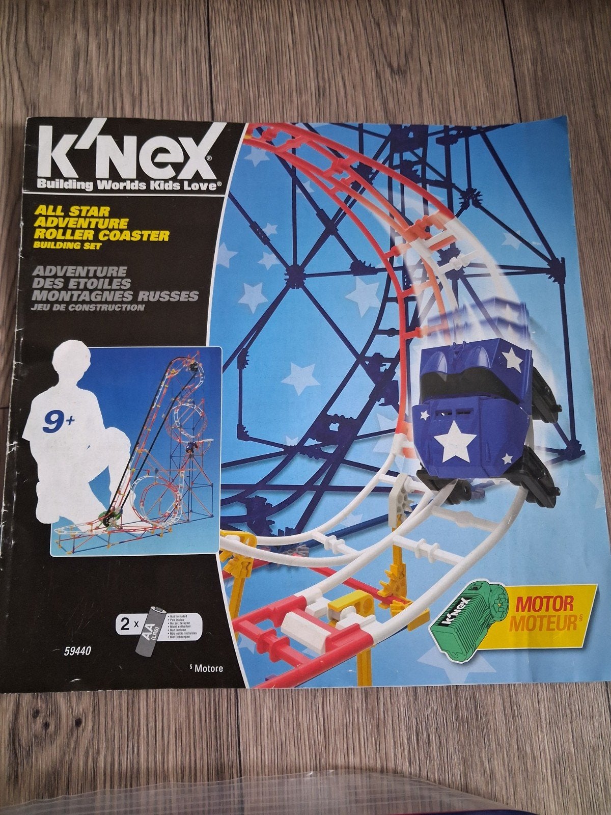 K'nex All Star Adventure Roller Coaster bouw set., Ophalen of Verzenden, Zo goed als nieuw, K'nex