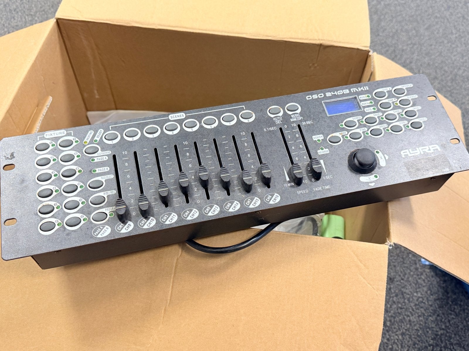 Ayra DMX Controller DSO 240B MKII - Lichtsturing, Muziek en Instrumenten, Ophalen of Verzenden, Gebruikt, Licht