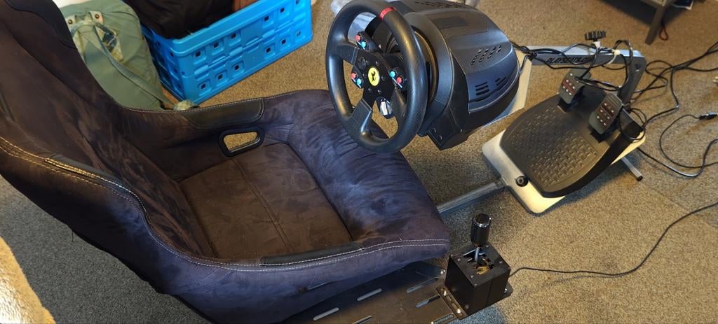 Trustmaster T300 Ferrari + Shifter + Playseat - Complete Set, Ophalen, Gebruikt