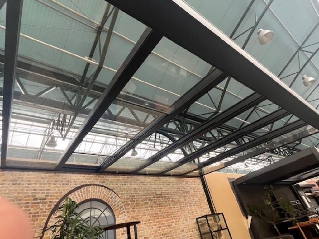 Showroommodel | Terrasoverkapping Designline, Tuin en Terras, Overkappingen, Ophalen, Gebruikt, Veranda