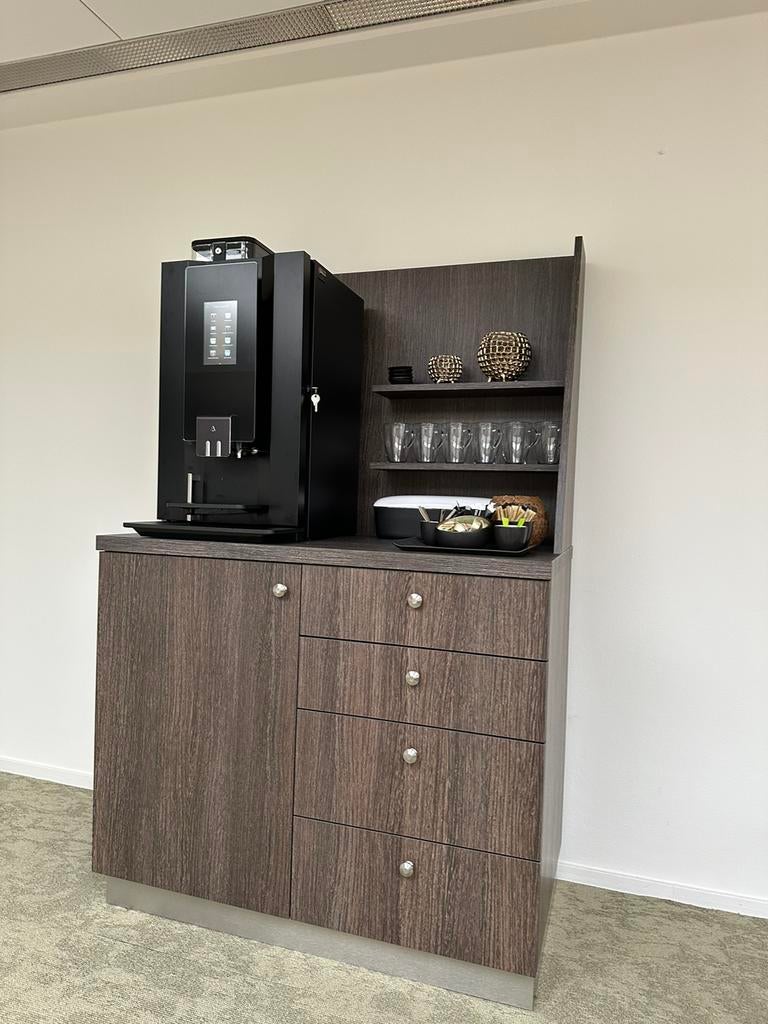 LUXE Koffiemeubel| Koffiecorner| Koffiekast  *OP VOORRAAD*, Vergader- of Presentatieruimte, Ophalen, Nieuw in verpakking, Inrichting