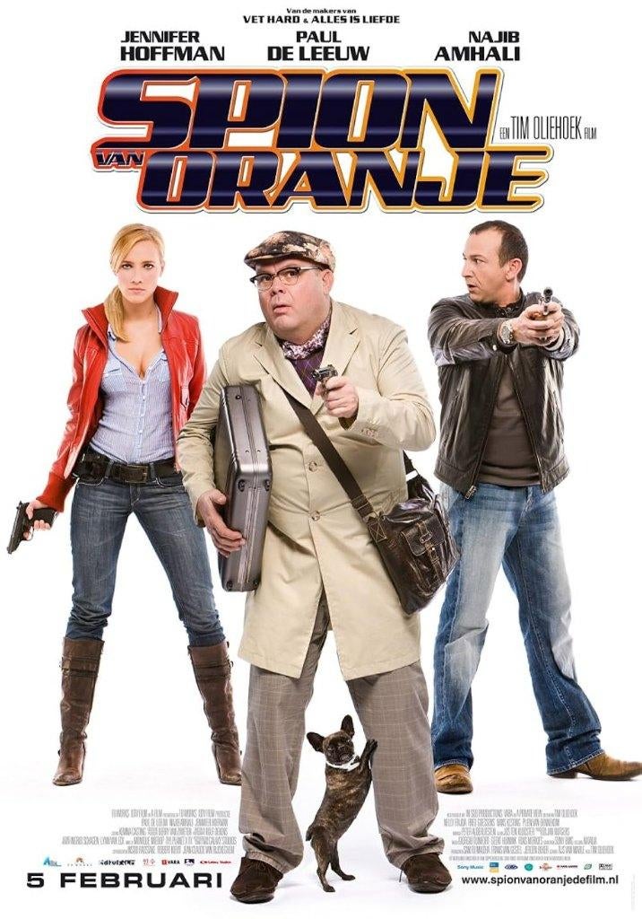 Paul de Leeuw in 'Spion van Oranje', Ophalen of Verzenden, Zo goed als nieuw, Komedie, Film