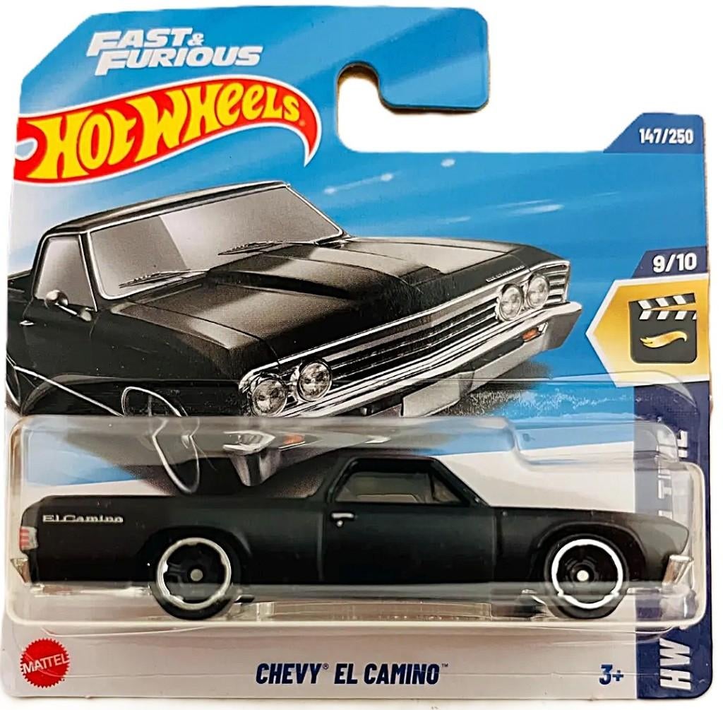 Hot Wheels Chevy El Camino, Matt Black, Hobby en Vrije tijd, Modelauto's | Overige schalen, Ophalen, Nieuw, Auto