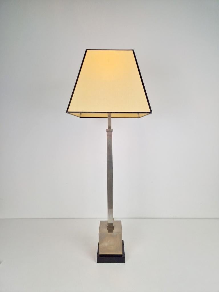 Vintage empire tafellamp hollywood regency 1950s, Ophalen of Verzenden, N, Metaal, N