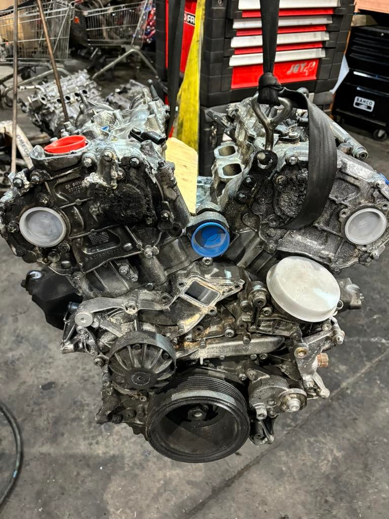 (Motor) Mercedes C C-450 AMG Sport 3.0 V6 24V Turbo 4-Matic, Auto-onderdelen, Motor en Toebehoren, Ophalen, Gebruikt, Mercedes-Benz