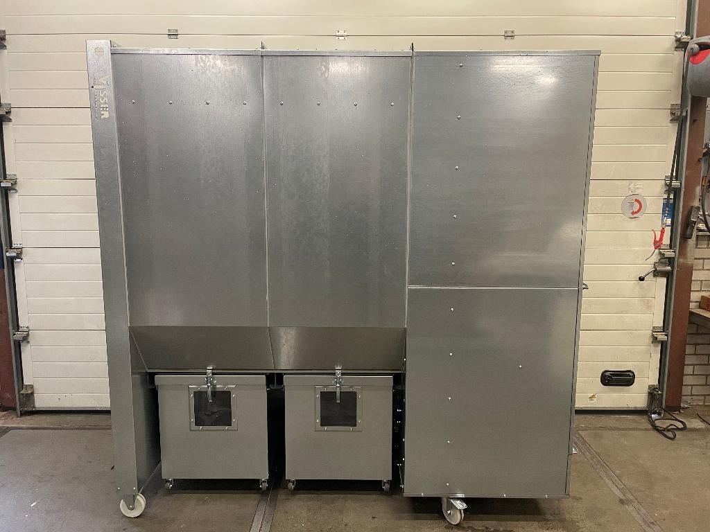 250mm afzuigunit onderdruk met opvangbakken houtmot zaagsel, Doe-het-zelf en Verbouw, Gereedschap | Overige machines, Ophalen