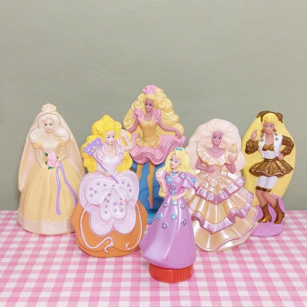 Vintage Barbie McDonald's figuren 1991 - 1993 set Mattel, Kinderen en Baby's, Speelgoed | Poppen, Zo goed als nieuw, Barbie, Ophalen of Verzenden
