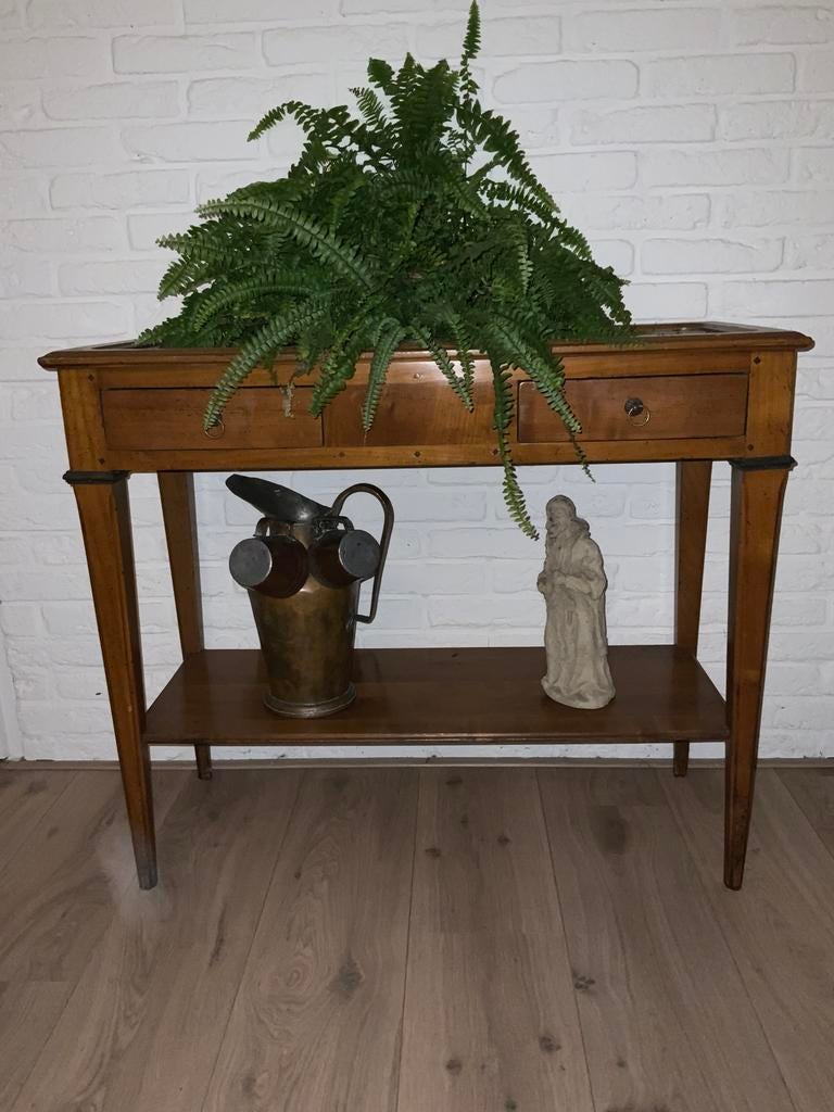 Antieke Bijzondere Ambachtelijke Side Table rafraichissoir, Huis en Inrichting, Tafels | Sidetables, Ophalen, Zo goed als nieuw