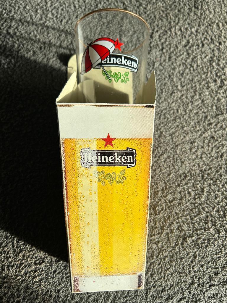 Heineken parasol glazen, Ophalen, Nieuw, Glas of Glazen, Heineken