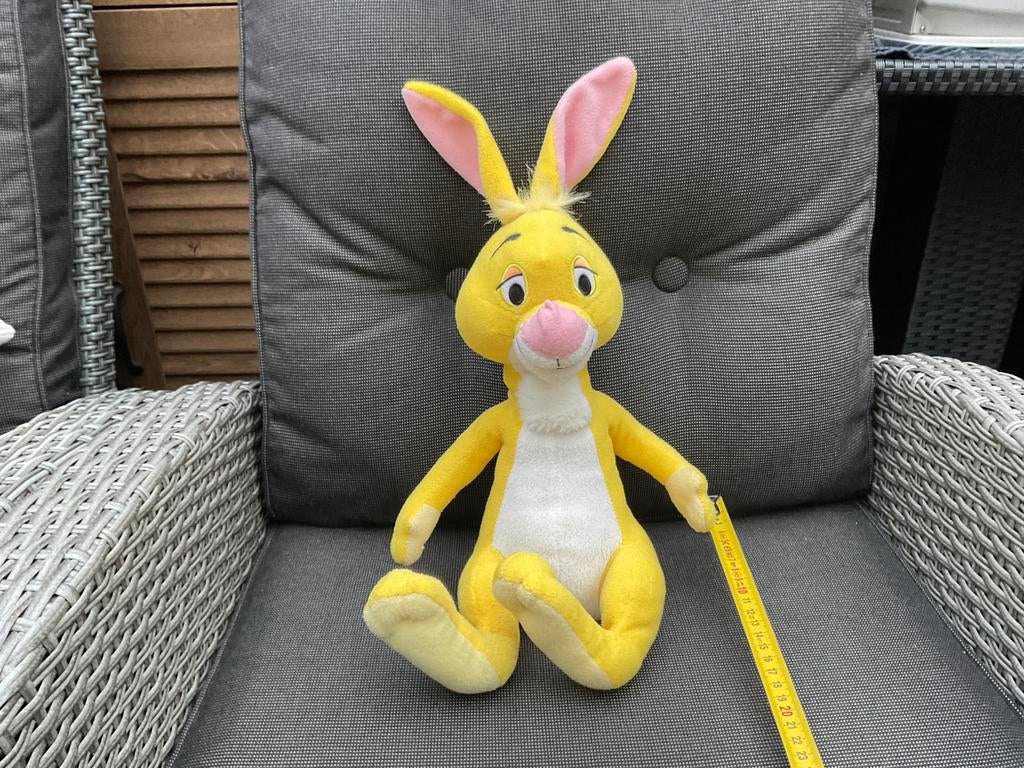 Zgan, neusje gerepareerd, Disney Mr. rabbit knuffel 30/35cm, Ophalen, Winnie de Poeh of vrienden, Zo goed als nieuw, Knuffel