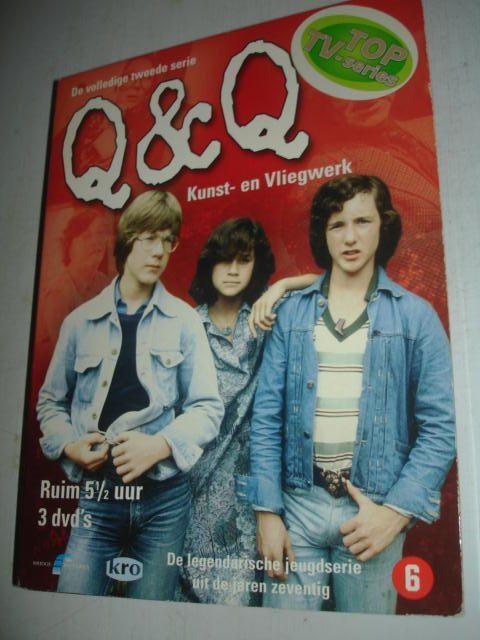 Q en Q - Q & Q- Kunst- en Vliegwerk- Complete serie- 3-DVD-, Cd's en Dvd's, Dvd's | Tv en Series, Verzenden, Alle leeftijden, Boxset