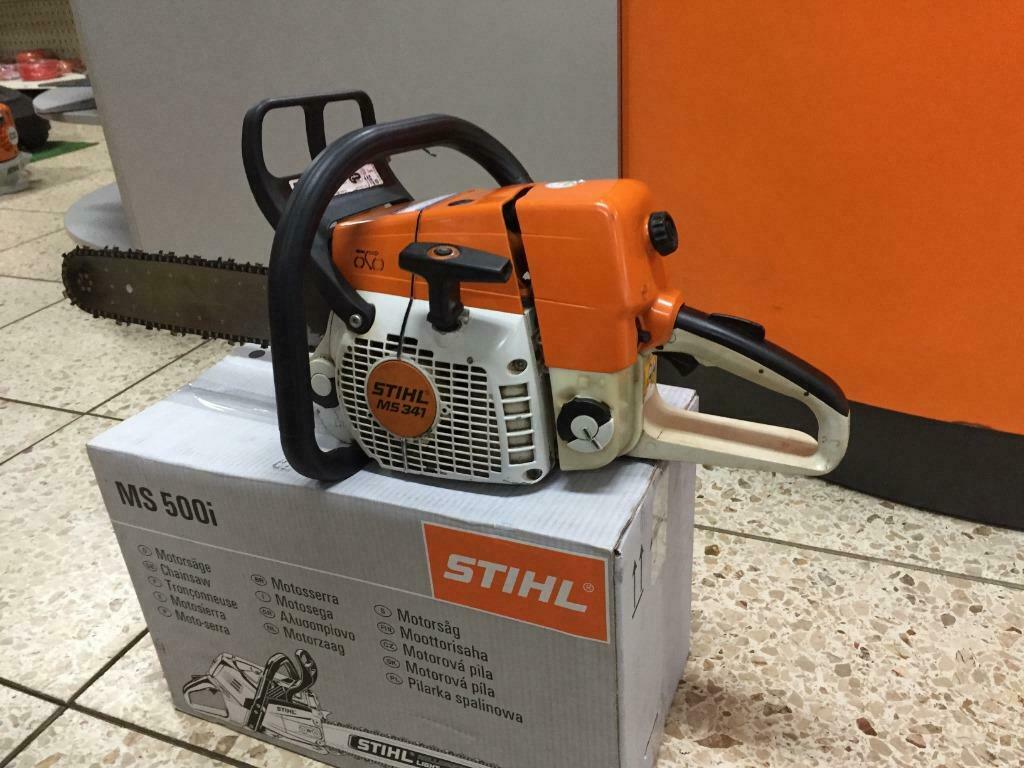 Gebruikte Stihl MS 341 Kettingzaag 45 cm, Ophalen of Verzenden, Gebruikt