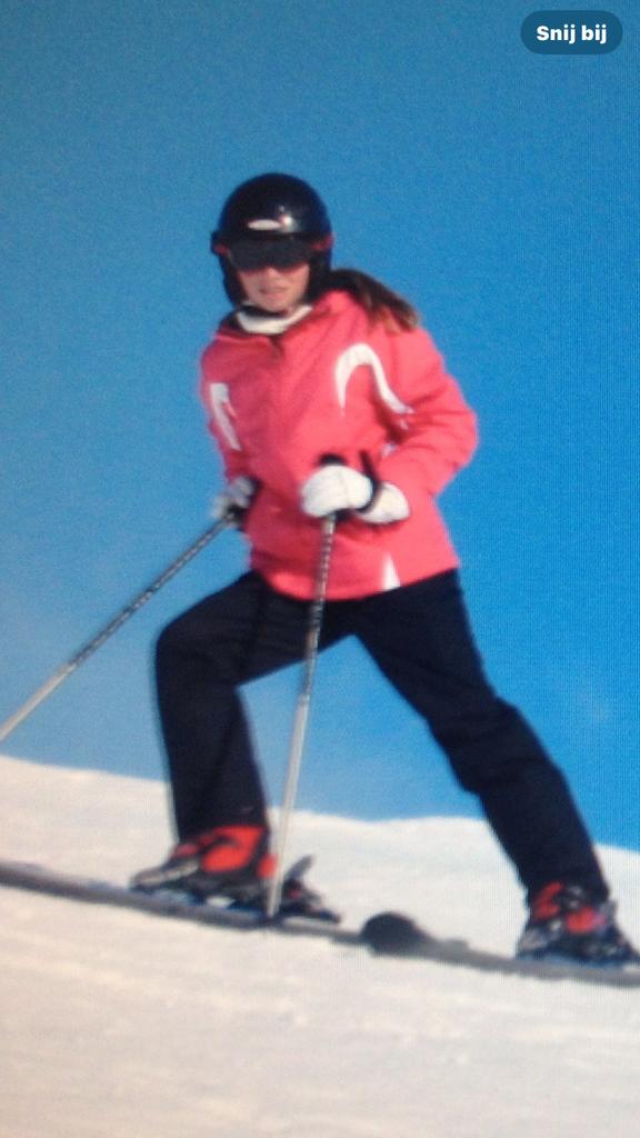 Lutha dames skijack roze mt M 38, Kleding | Dames, Wintersportkleding, Ophalen of Verzenden, Zo goed als nieuw, Maat 38/40 (M)
