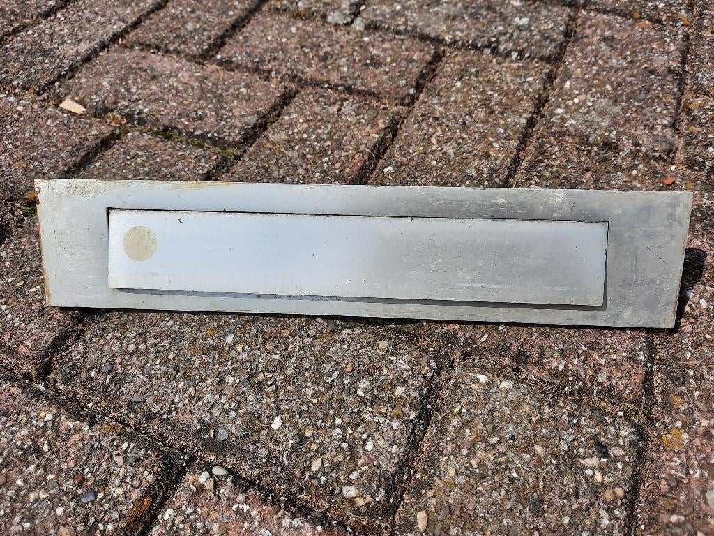 Brievenbus rechthoekig klep/regenrand, Tuin en Terras, Brievenbussen, Ophalen of Verzenden, Overige materialen