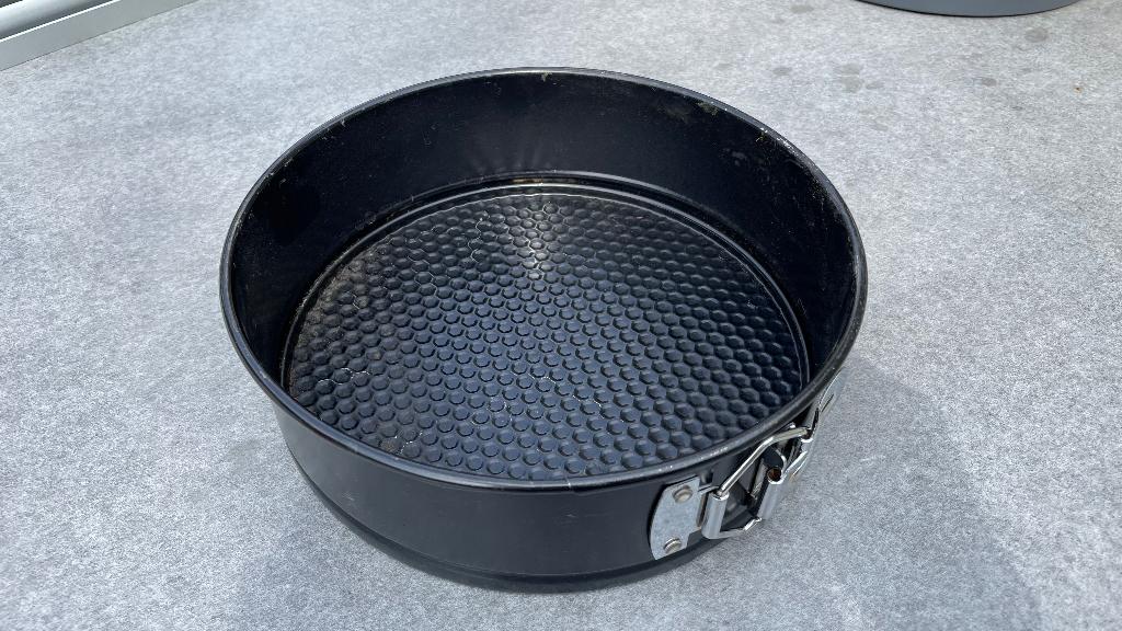 springvorm bakblik taartvorm appeltaartvorm 21 cm doorsnede, Ophalen of Verzenden, Nieuw, Taarten, Bakvorm