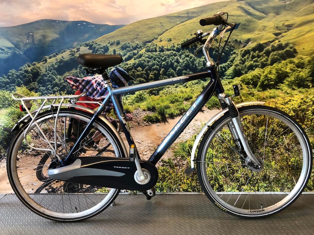 Target New York,  Heren  57CM, Versnellingen, Zo goed als nieuw, 53 tot 57 cm, Ophalen
