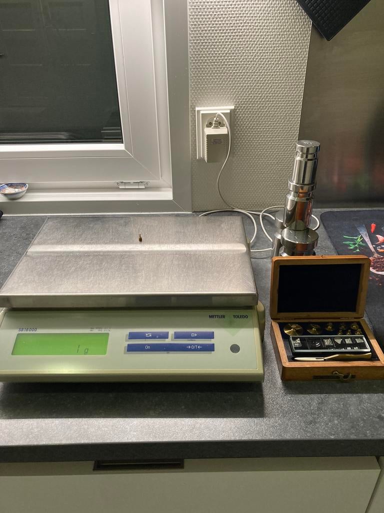 METTLER PRECISIE BOVENWEGER SB16000 16 kg op 1g, Witgoed en Apparatuur, Weegschalen, Ophalen, Personenweegschaal, Minder dan 10 kg