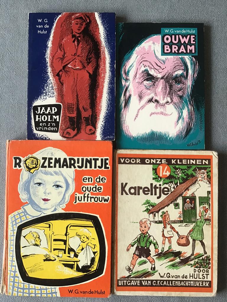 4 boekjes W. G. van de Hulst, Jaap Holm, Ouwe Bram, Kareltje, Boeken, Ophalen of Verzenden, Gelezen, Fictie algemeen